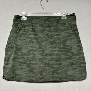 ORVIS Skort Womens Small Green Camo Pull On Performance Athletic Sports Outdoor‎